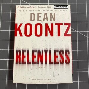 Dean Koontz Relentless 8 Compact Disc Unabridged CD Audio Book John Miller 2009